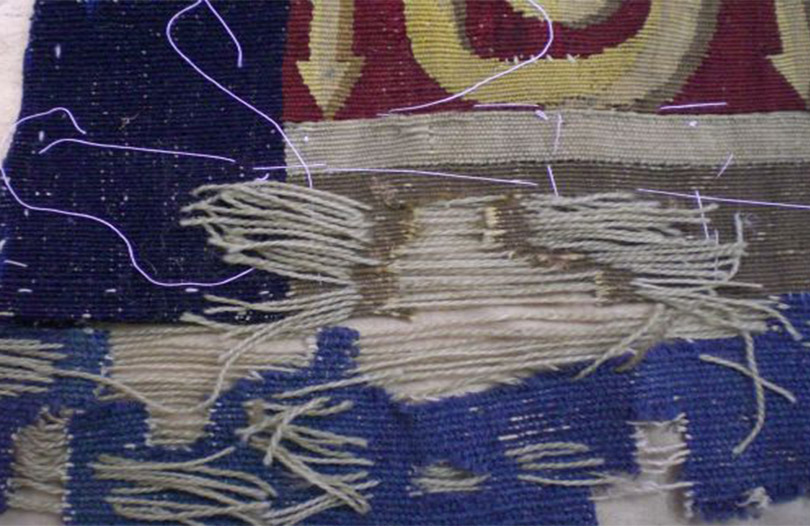 Tapestry reatoration 3